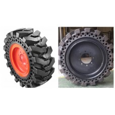 SOLID FLEX TYRE 30 X 10 C/W RIM